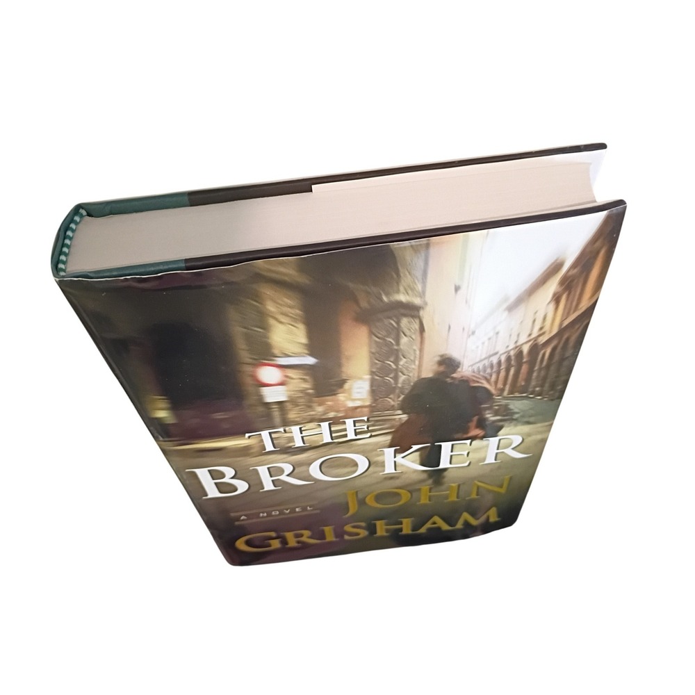 The Broker by John Grisham Signed 1st edition Hardcover Novel 2005 Doubleday